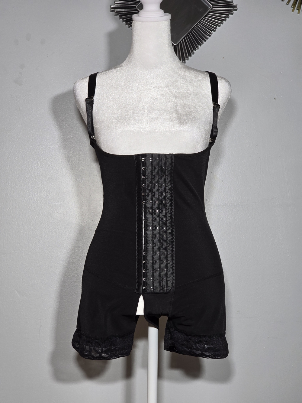 Black Hook-and-Eye Shaping Bodysuit NWOT